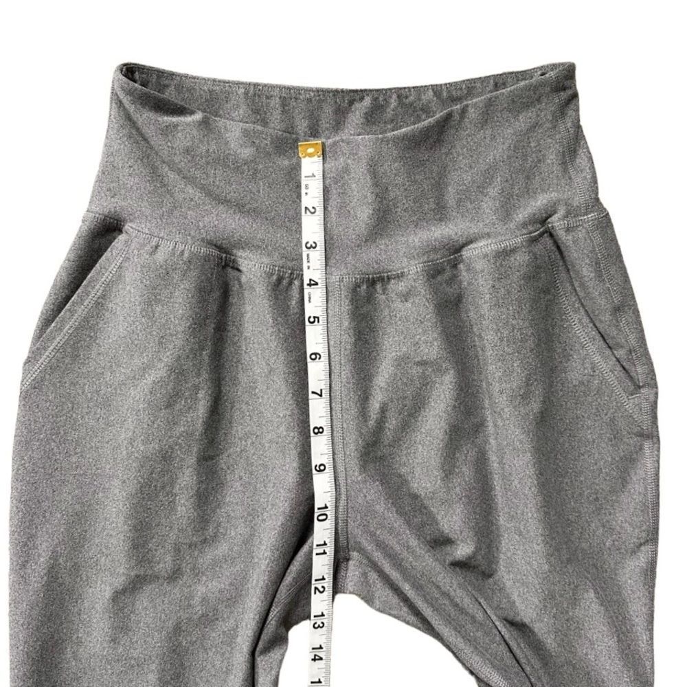 Old Navy Active Powersoft Go-Dry Heather Gray High Rise Legging Joggers Medium - Picture 6 of 11